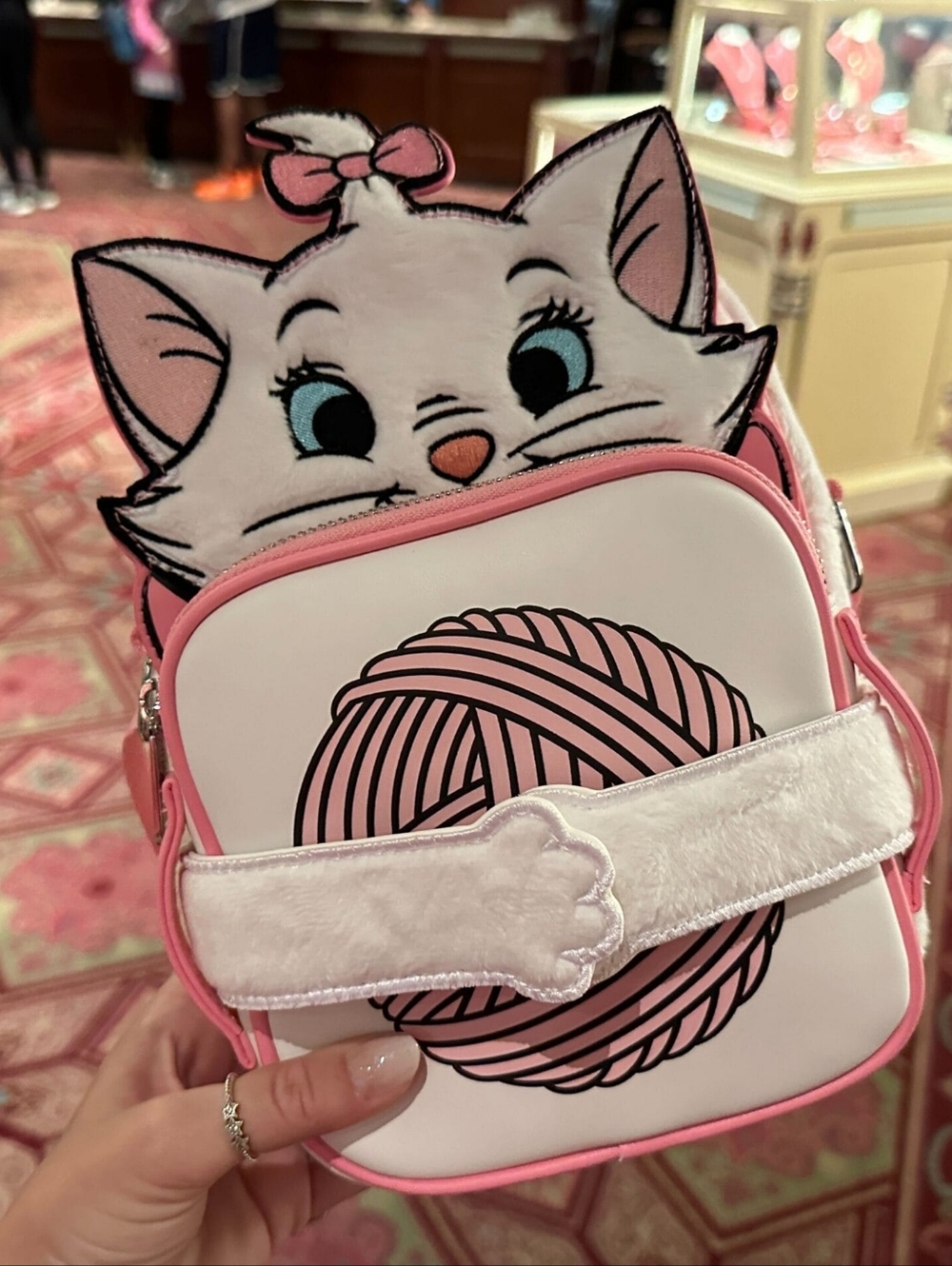 2025 Disney Parks WDW The Aristocats Marie Paws Loungefly Crossbody Bag